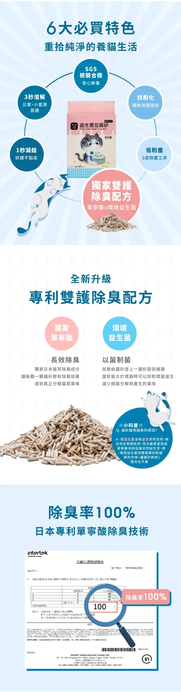 水魔素益生菌豆腐砂 2.8KG