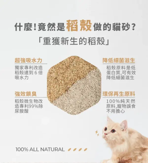 LOCIN 洛格 稻穀砂 2.5KG